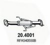 MAZDA RFA540550B Exhaust Pipe